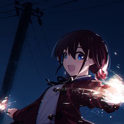 This is a pixiv picture whose title is 速涂一个小孩.