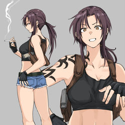 This is a pixiv picture whose title is レヴィ.
