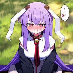 This is a pixiv picture whose title is 「……💢」.