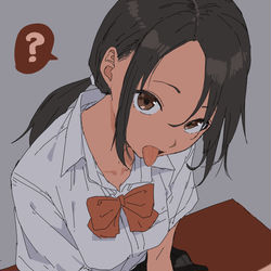 This is a pixiv picture whose title is 舌だして.