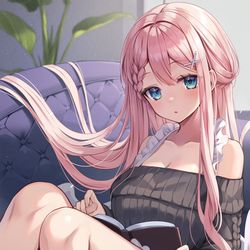 This is a pixiv picture whose title is のんびり読書.