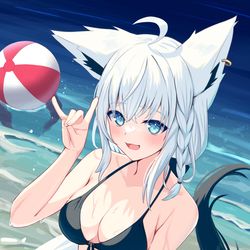 This is a pixiv picture whose title is 冷やしキツネいかがですか？.