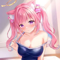 This is a pixiv picture whose title is 真白まゆちゃん.