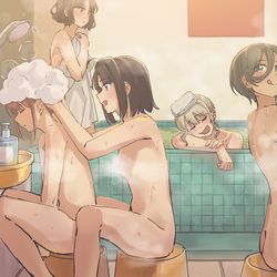 This is a pixiv picture whose title is 🎸🫧.