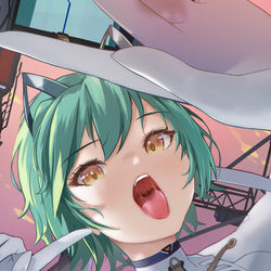 This is a pixiv picture whose title is 纳希蘑菇.