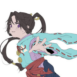 This is a pixiv picture whose title is 【逃げ若】進捗状況.