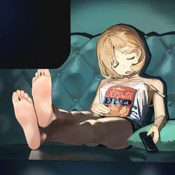 This is a pixiv picture whose title is Goodnight Sekoshi-chan.