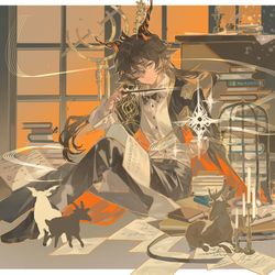 This is a pixiv picture whose title is 煎包.