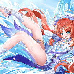 This is a pixiv picture whose title is 妮露.