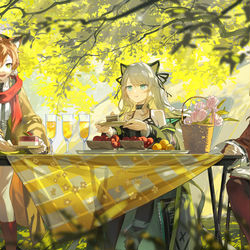 This is a pixiv picture whose title is 野餐～.