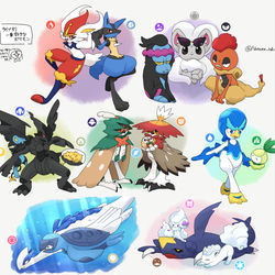 This is a pixiv picture whose title is ポケモン絵とかまとめ7.