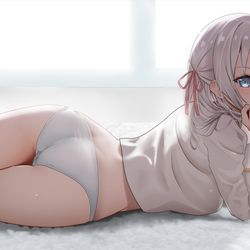This is a pixiv picture whose title is 制服パンツ.