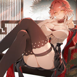 This is a pixiv picture whose title is 長離.