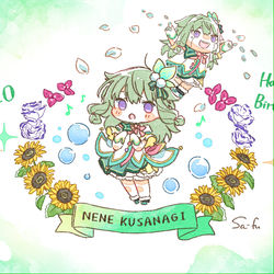 This is a pixiv picture whose title is 寧々ﾁｬﾝハピバ！！！！！🎂🎉.