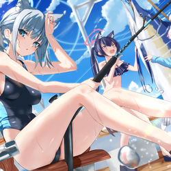 This is a pixiv picture whose title is アビドス トローリング部.