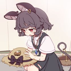This is a pixiv picture whose title is 夏服ナズーリン.