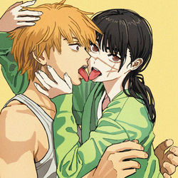 This is a pixiv picture whose title is kiss.