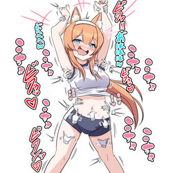 This is a pixiv picture whose title is マリーちゃんくすぐり.