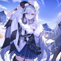 This is a pixiv picture whose title is 雪.