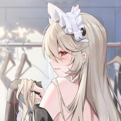 This is a pixiv picture whose title is 女仆更衣室.
