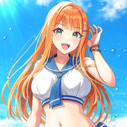 This is a pixiv picture whose title is セーラーミズギ清夏.
