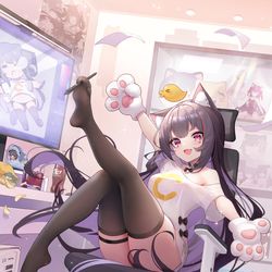 This is a pixiv picture whose title is 蜜汁工坊 B站个性装扮.