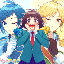 This is a pixiv picture whose title is ヒロインとアイドル.