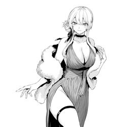This is a pixiv picture whose title is パーティードレスなカトレアさん.