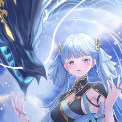 This is a pixiv picture whose title is 今汐.