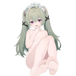 This is a pixiv picture whose title is 可琳: 真是叫人为难的请求呀...