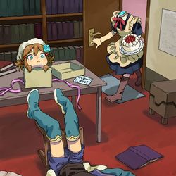 This is a pixiv picture whose title is もう！サプライズはまだあるのに！.
