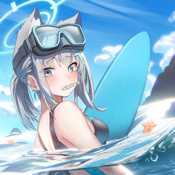 This is a pixiv picture whose title is 🌊🌊.