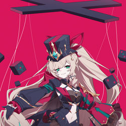 This is a pixiv picture whose title is 演出.