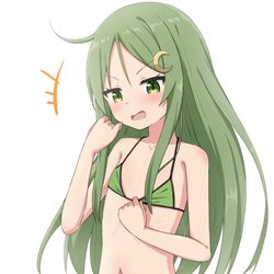 This is a pixiv picture whose title is 挑発してくる長月.