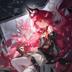 This is a pixiv picture whose title is 妮芙/ニンフ.