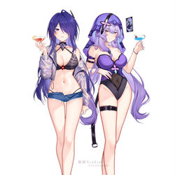 This is a pixiv picture whose title is 黃泉&黑天鵝.