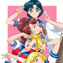 This is a pixiv picture whose title is セーラーチーム.