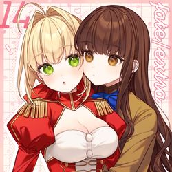 This is a pixiv picture whose title is 14th anniversary❣️.
