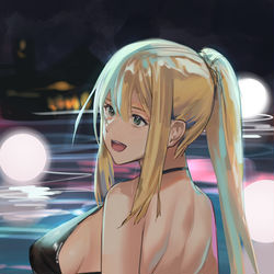 This is a pixiv picture whose title is ダクネス Darkness.