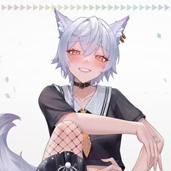 This is a pixiv picture whose title is “听说你就是长羊角的公主殿下？”.