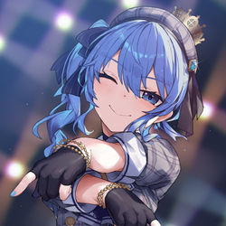 This is a pixiv picture whose title is 燦きに注意.