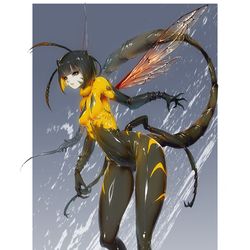 This is a pixiv picture whose title is 蟲夆ノめ.