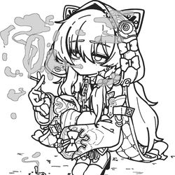 This is a pixiv picture whose title is テレサ・アポカリプス.