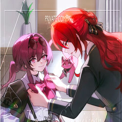 This is a pixiv picture whose title is commission.