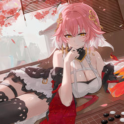 This is a pixiv picture whose title is 長離.