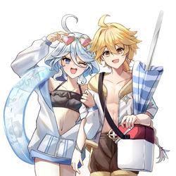 This is a pixiv picture whose title is Summer outing.