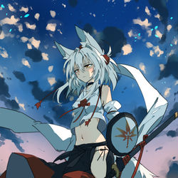 This is a pixiv picture whose title is センチメンタル椛.