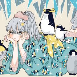 This is a pixiv picture whose title is ひんやり.