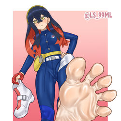 This is a pixiv picture whose title is ゼイユ / Carmine.