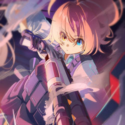This is a pixiv picture whose title is ラプター・アイ.